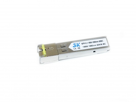 Модуль оптический 3K SFP-0,1-1SM-1550nm-20SC