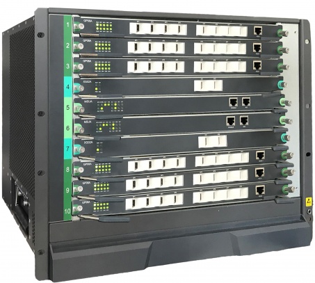 Терминал оптической линии GCOM OLT GPON GL7500-10