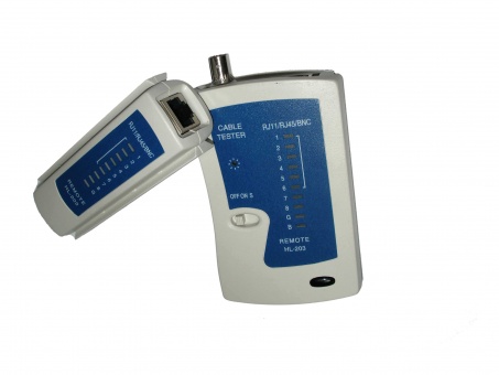 Кабельный тестер RJ45/RJ11/BNC