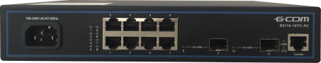 КОММУТАТОР GCOM S5110-10TC КОММУТАТОР GCOM S5110-10TC