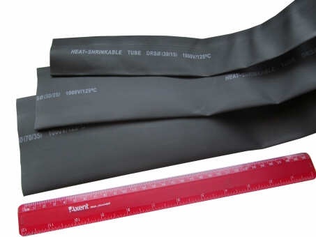 Труба термоусадочная без клеевой основы Sofetec 50х1000мм Труба термоусадочная без клеевой основы Sofetec 50х1000мм