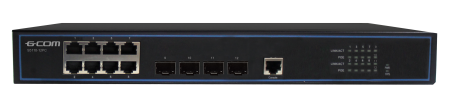КОММУТАТОР GCOM S5110-12PC POE