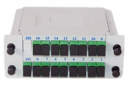 Оптический разветвитель кассетного типа 3K 1х16 APC Оптический разветвитель кассетного типа 3K 1х16 APC