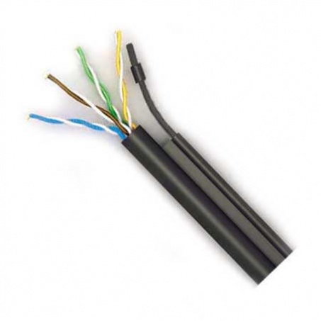 Кабель витая пара Larex UTP CAT- 5 (Al-Cu 4*2*0,51 мм) с самонесущим элементом