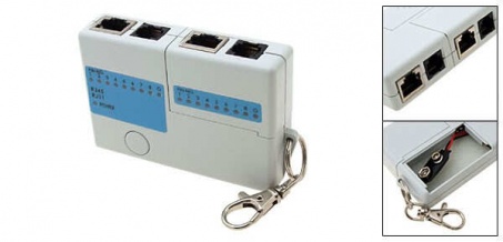Кабельный тестер RJ45/RJ11 mini
